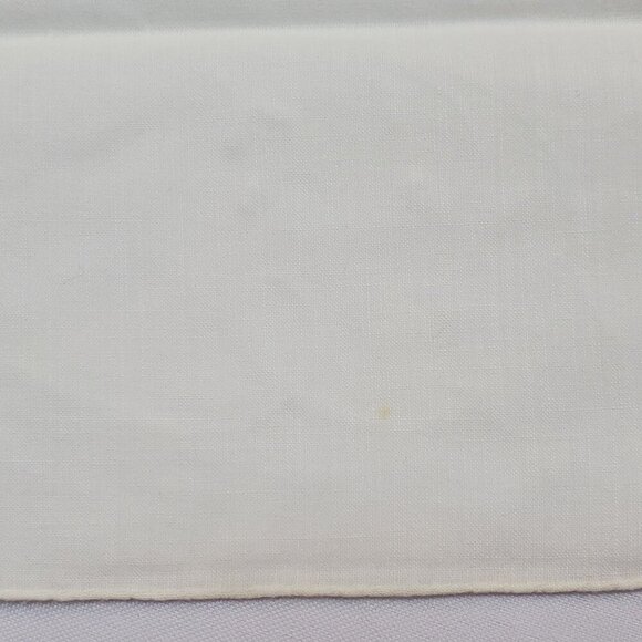 VTG Madeira Applique Floral Handkerchief 14"x14" Yellow & White Cotton Hankie - Picture 9 of 11